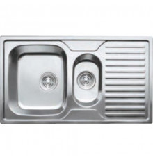 Мийка Cristal Calipso 880x500x180 врізна прямокутна 2-на Decor UA7302 ZS 