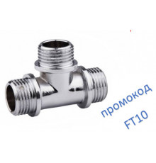 Тройник SD Forte 1/2''НН хром SF367Н15