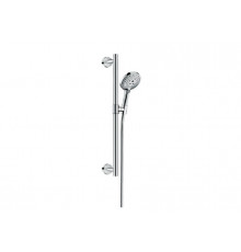 Набор для душа Hansgrohe Raindance Select S 120 EcoSmart, 9 л/мин / штанга Unica Comfort 0,65 м, хром-белый (26321400)