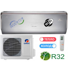 Инверторный кондиционер Gree U-Crown inverter R32 GWH09UB-K6DNA4A Wi-Fi (до 25м2)