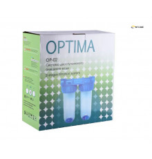 Система 2-х ступенчатой очистки Optima OP-02, 3/4″