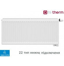 Стальной радиатор Hi-Therm 22 тип 400х2800 нижнее подключение