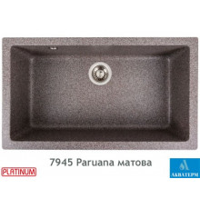 Гранітна кухонна мийка Platinum 7945 Paruana матова Мікс