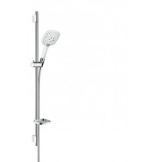 Душевой набор Hansgrohe Raindance Select E 150 3jet / UnicaS Puro 0,9 м, хром-белый (27857400)