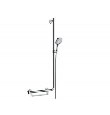 Набор для душа Hansgrohe Raindance Select S 120 / штанга Unica Comfort 1,10 м, правосторонний, хром-белый (26326400)