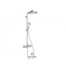 Душовий набір Hansgrohe Crometta S Showerpipe 240 1jet з термостатом (Німеччина) (27267000)